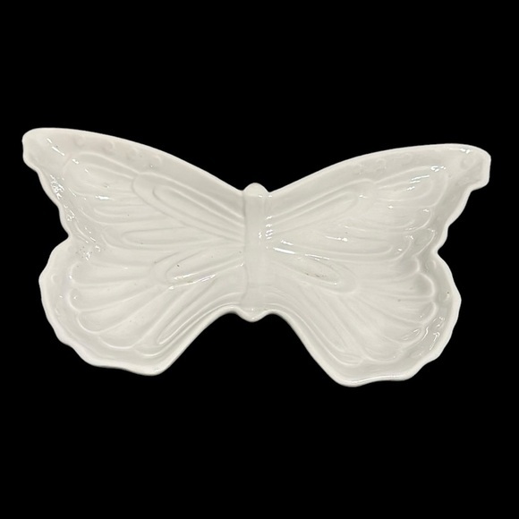 Andrea By Sadek Other - Andrea by Sadek Butterfly Glass Dish Plate